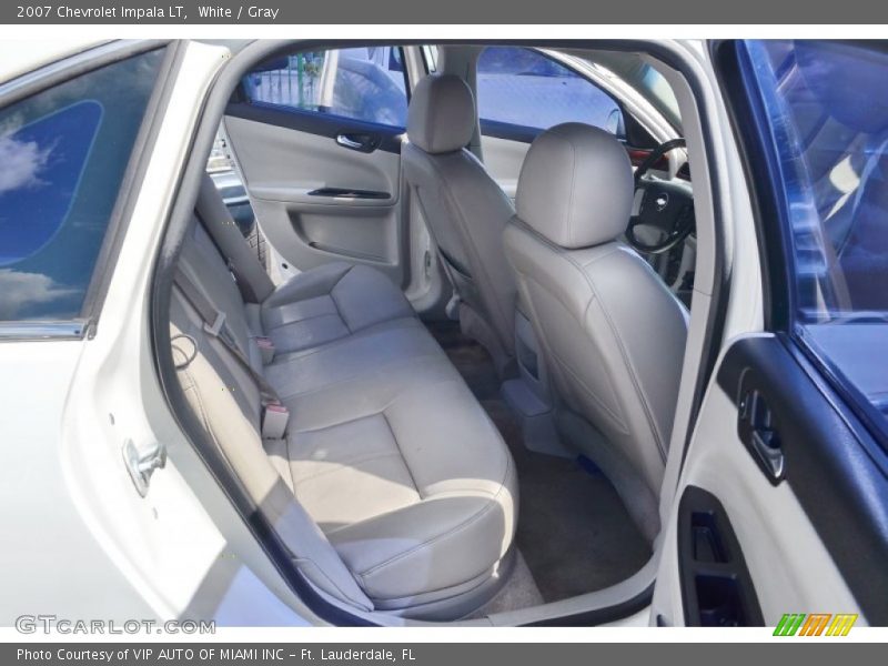 White / Gray 2007 Chevrolet Impala LT