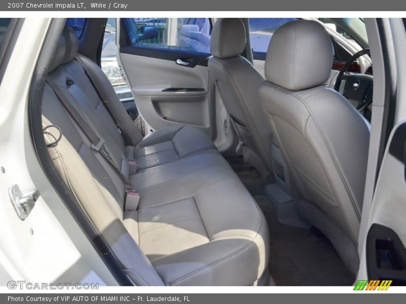 White / Gray 2007 Chevrolet Impala LT