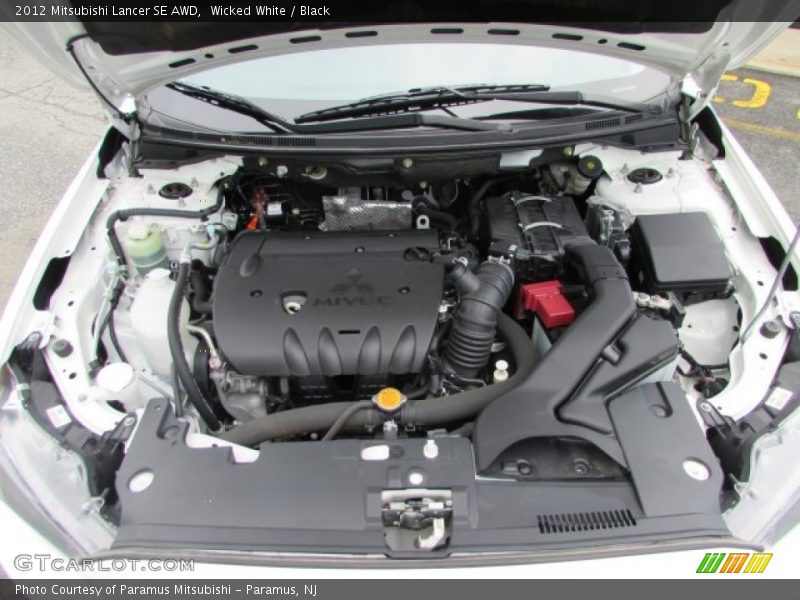 Wicked White / Black 2012 Mitsubishi Lancer SE AWD