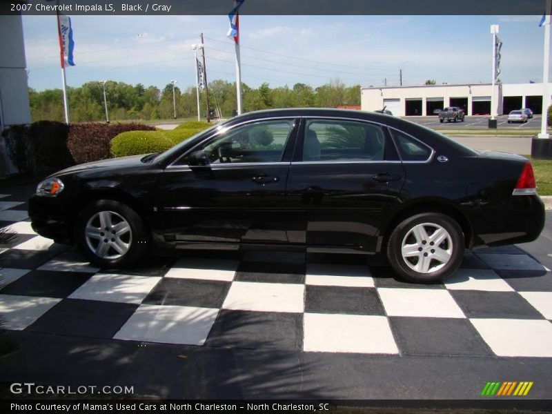 Black / Gray 2007 Chevrolet Impala LS