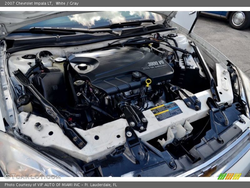 White / Gray 2007 Chevrolet Impala LT