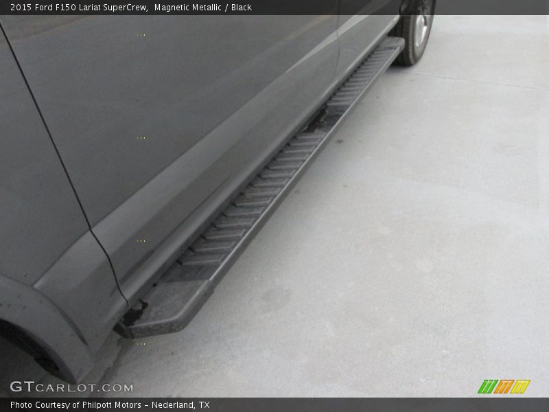 Magnetic Metallic / Black 2015 Ford F150 Lariat SuperCrew