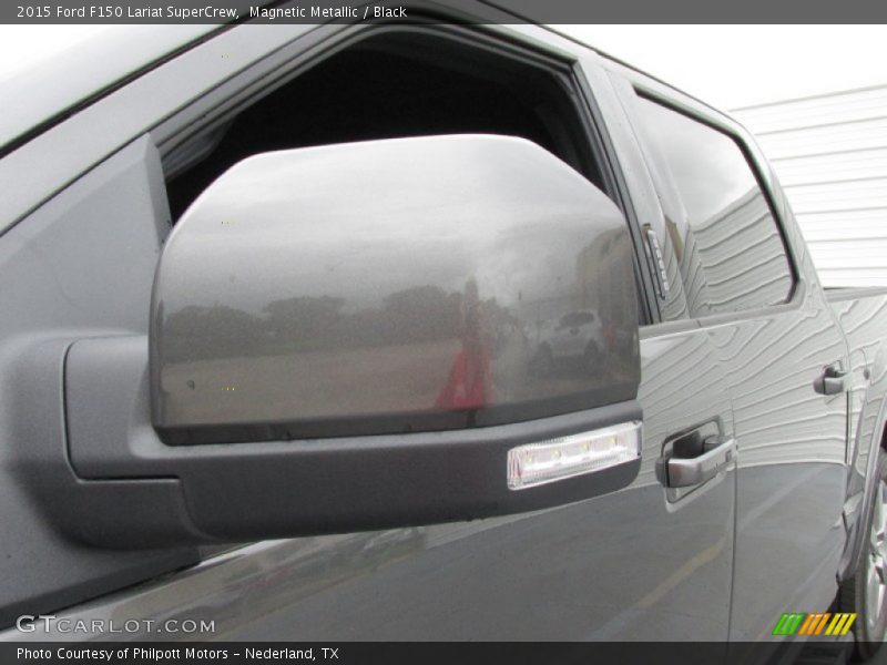 Magnetic Metallic / Black 2015 Ford F150 Lariat SuperCrew