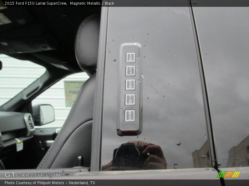 Magnetic Metallic / Black 2015 Ford F150 Lariat SuperCrew