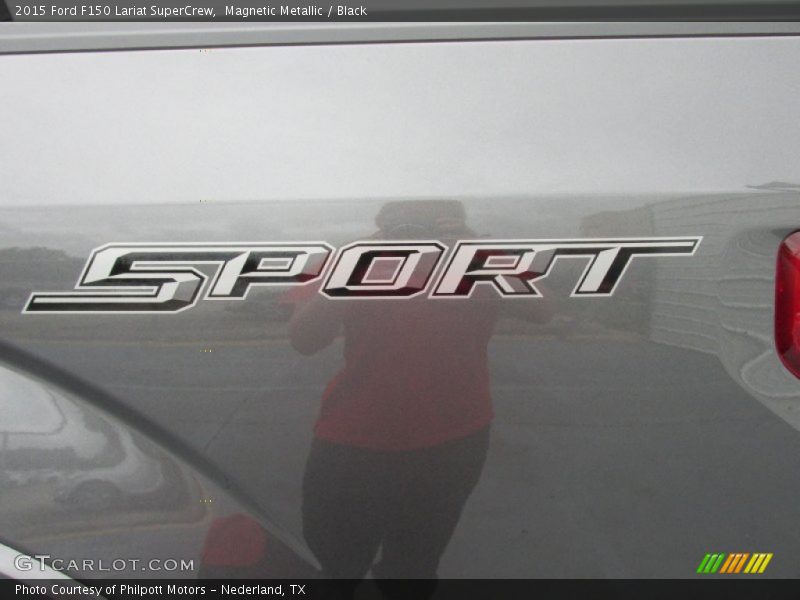 Magnetic Metallic / Black 2015 Ford F150 Lariat SuperCrew