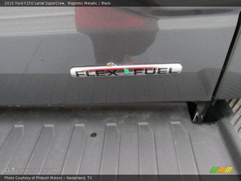 Magnetic Metallic / Black 2015 Ford F150 Lariat SuperCrew