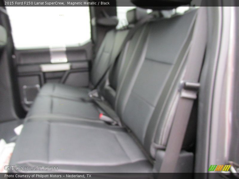 Magnetic Metallic / Black 2015 Ford F150 Lariat SuperCrew