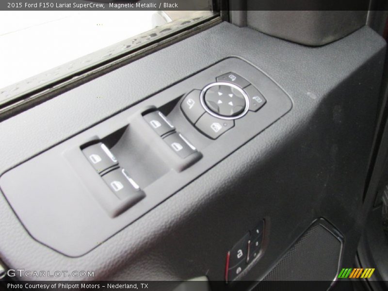 Magnetic Metallic / Black 2015 Ford F150 Lariat SuperCrew
