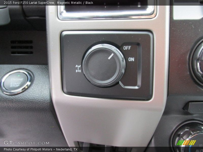 Magnetic Metallic / Black 2015 Ford F150 Lariat SuperCrew