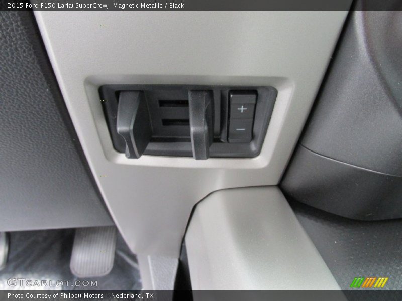 Magnetic Metallic / Black 2015 Ford F150 Lariat SuperCrew