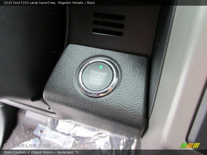 Magnetic Metallic / Black 2015 Ford F150 Lariat SuperCrew