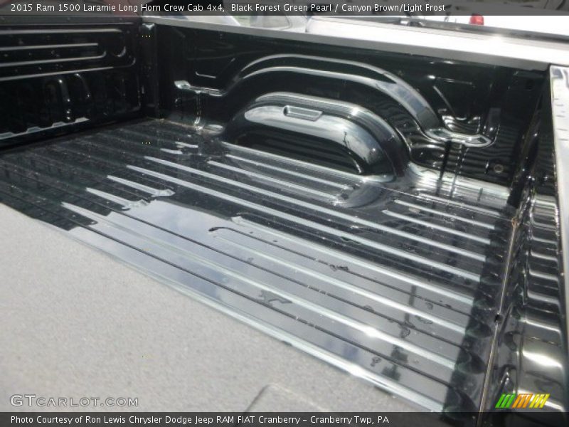 Black Forest Green Pearl / Canyon Brown/Light Frost 2015 Ram 1500 Laramie Long Horn Crew Cab 4x4