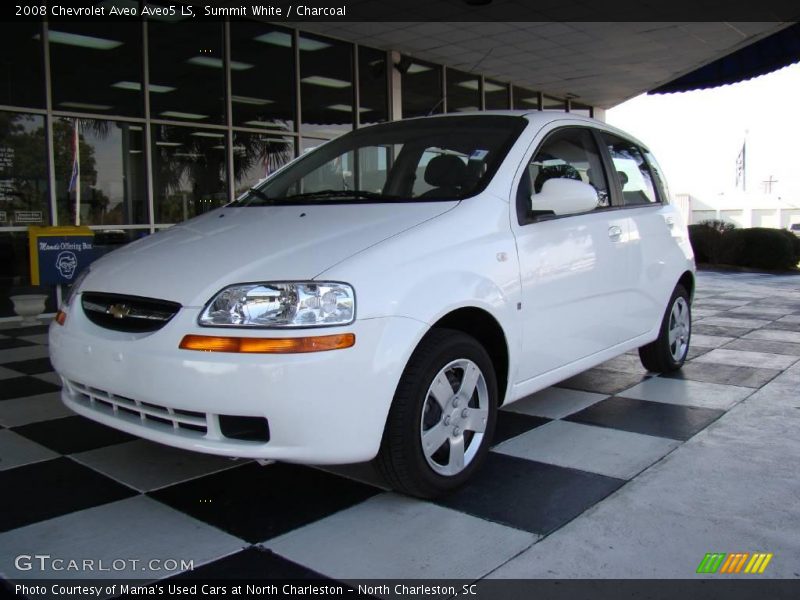 Summit White / Charcoal 2008 Chevrolet Aveo Aveo5 LS