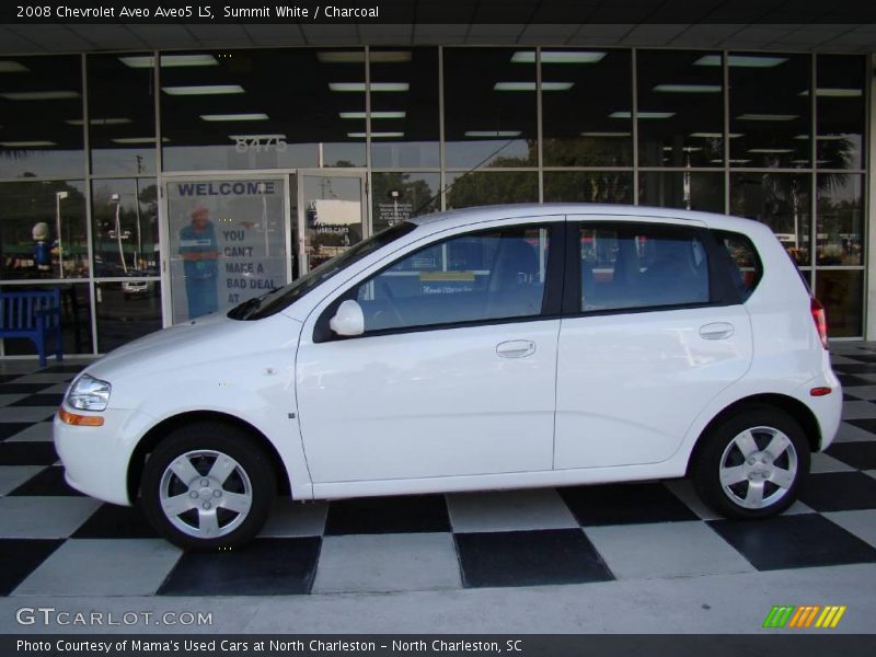 Summit White / Charcoal 2008 Chevrolet Aveo Aveo5 LS