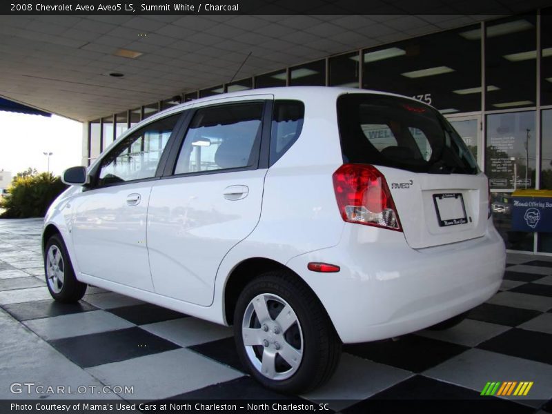 Summit White / Charcoal 2008 Chevrolet Aveo Aveo5 LS