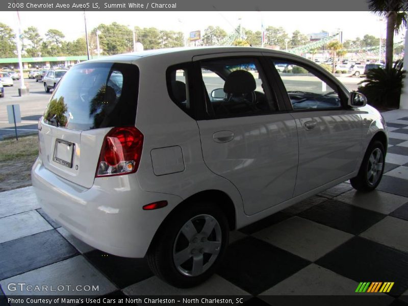 Summit White / Charcoal 2008 Chevrolet Aveo Aveo5 LS