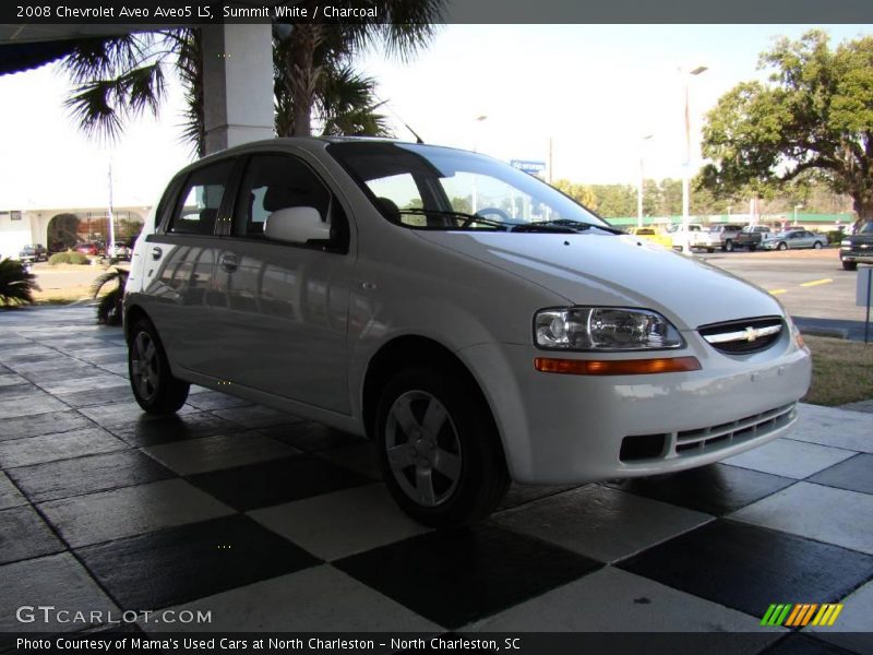 Summit White / Charcoal 2008 Chevrolet Aveo Aveo5 LS