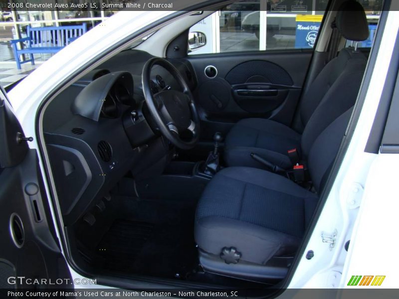 Summit White / Charcoal 2008 Chevrolet Aveo Aveo5 LS