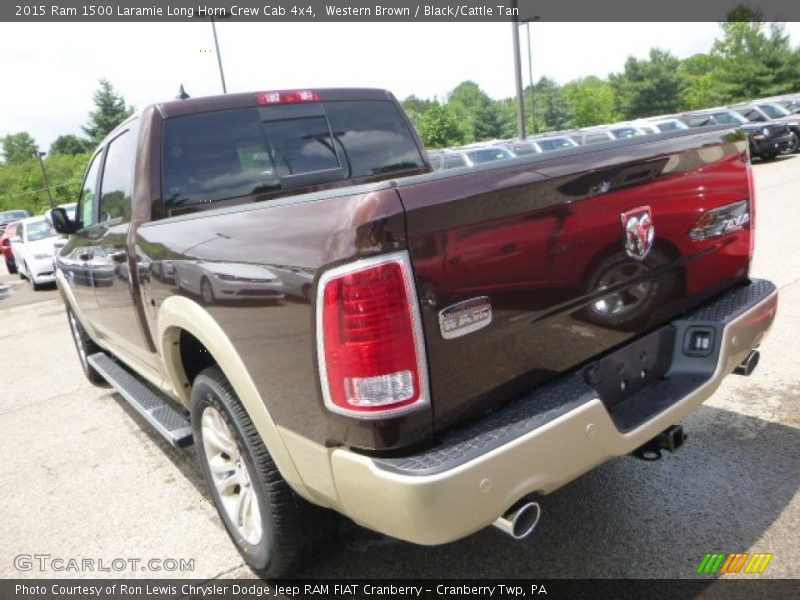 Western Brown / Black/Cattle Tan 2015 Ram 1500 Laramie Long Horn Crew Cab 4x4