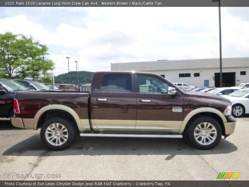 Western Brown / Black/Cattle Tan 2015 Ram 1500 Laramie Long Horn Crew Cab 4x4