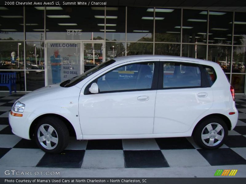 Summit White / Charcoal 2008 Chevrolet Aveo Aveo5 LS