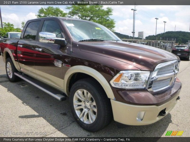 Front 3/4 View of 2015 1500 Laramie Long Horn Crew Cab 4x4