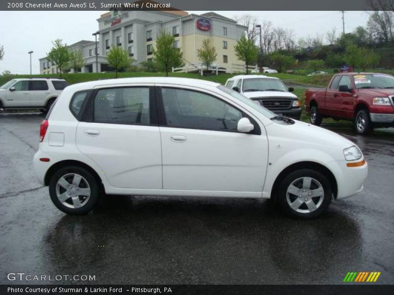 Summit White / Charcoal 2008 Chevrolet Aveo Aveo5 LS