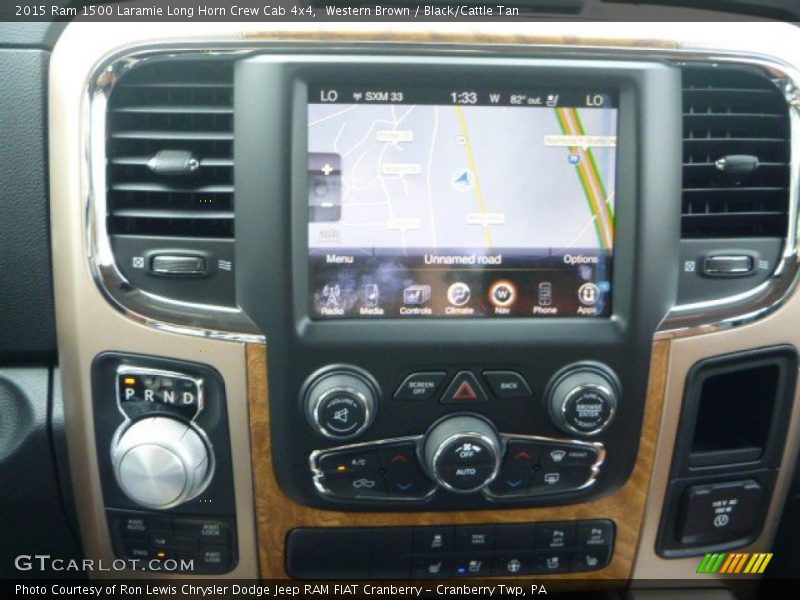 Western Brown / Black/Cattle Tan 2015 Ram 1500 Laramie Long Horn Crew Cab 4x4