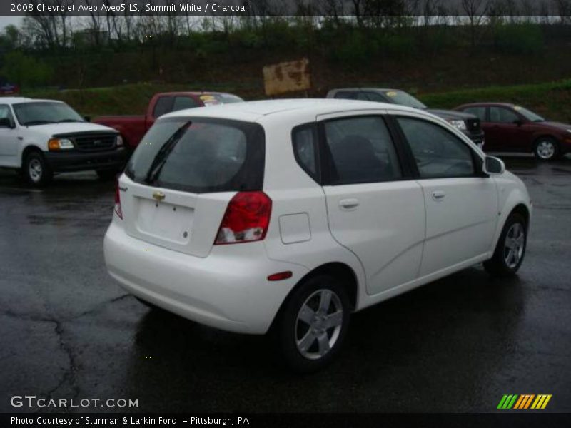 Summit White / Charcoal 2008 Chevrolet Aveo Aveo5 LS