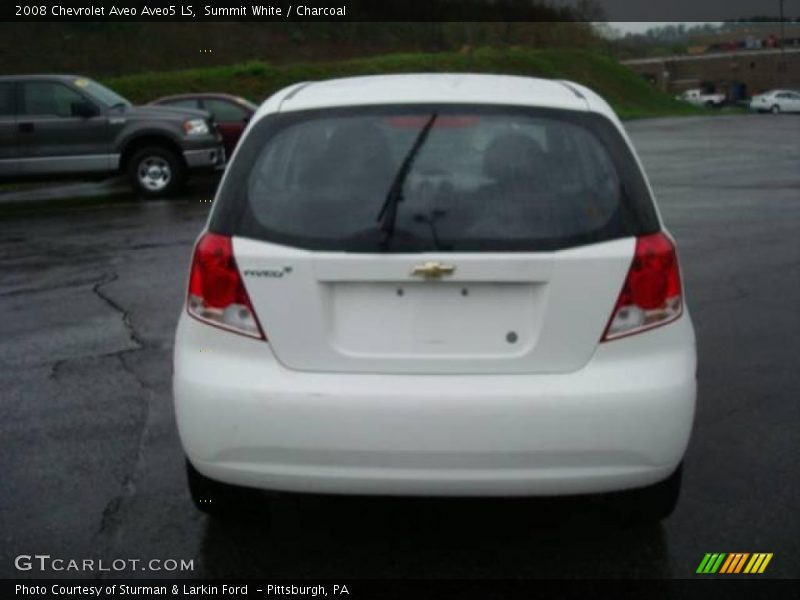 Summit White / Charcoal 2008 Chevrolet Aveo Aveo5 LS