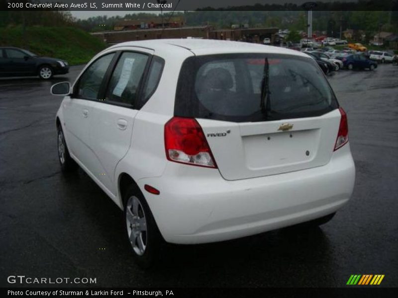 Summit White / Charcoal 2008 Chevrolet Aveo Aveo5 LS