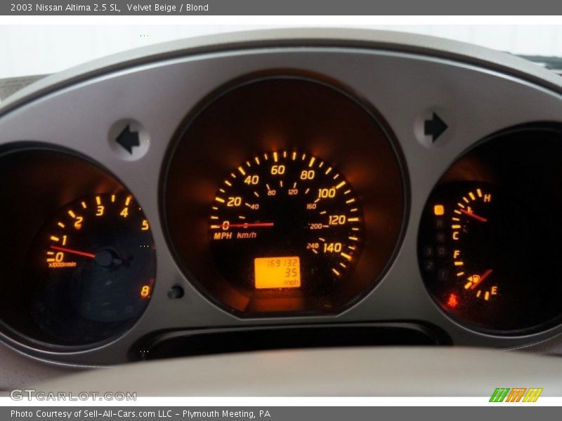 Velvet Beige / Blond 2003 Nissan Altima 2.5 SL