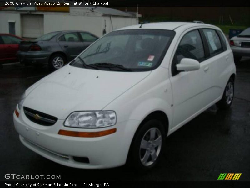 Summit White / Charcoal 2008 Chevrolet Aveo Aveo5 LS