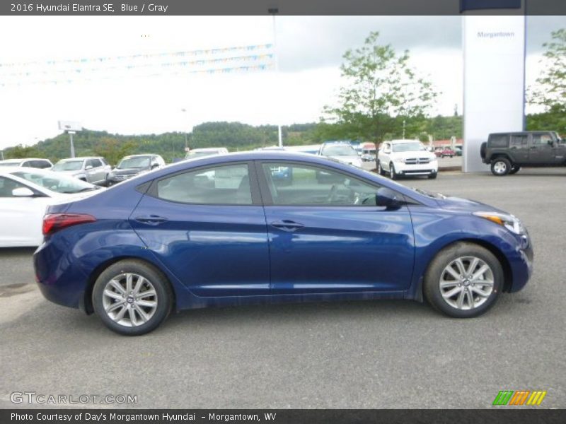 Blue / Gray 2016 Hyundai Elantra SE