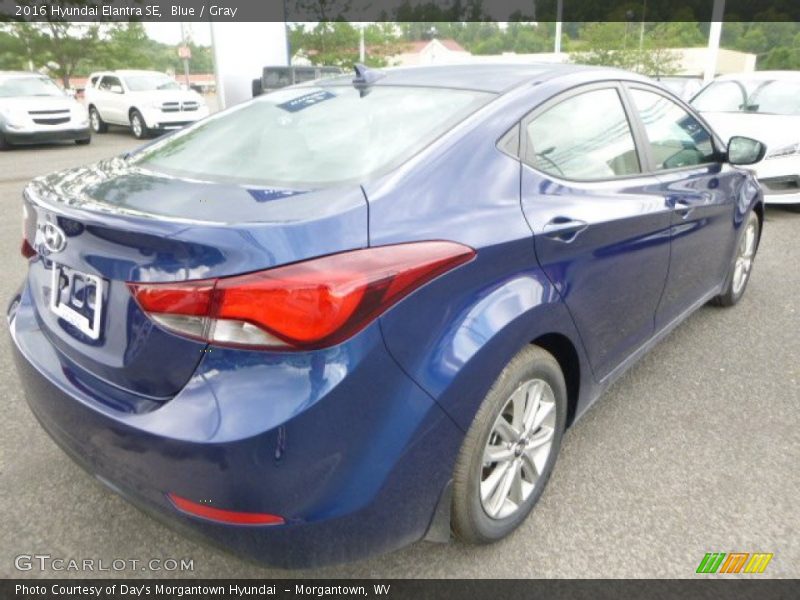 Blue / Gray 2016 Hyundai Elantra SE