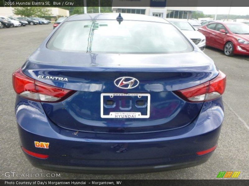 Blue / Gray 2016 Hyundai Elantra SE