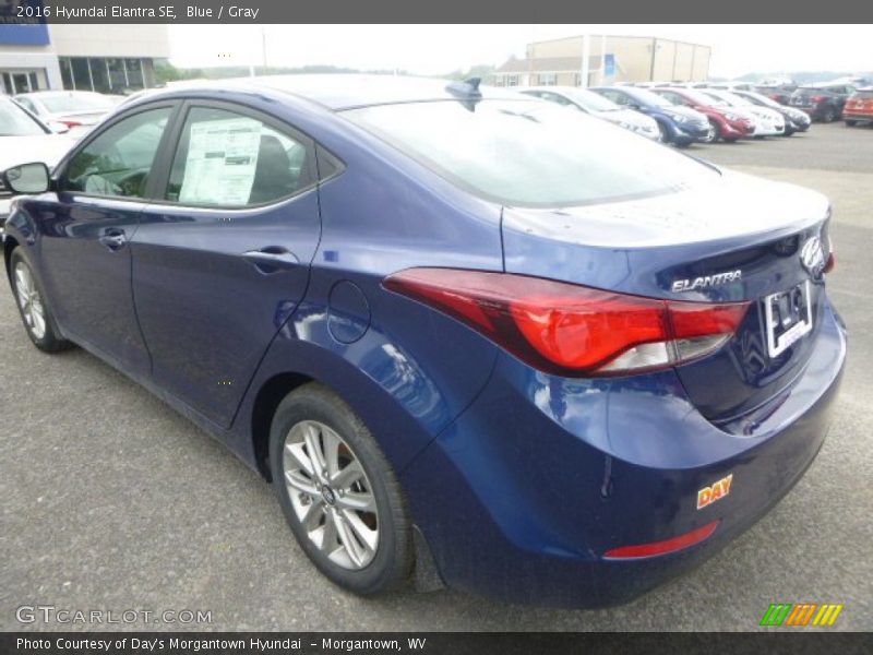 Blue / Gray 2016 Hyundai Elantra SE