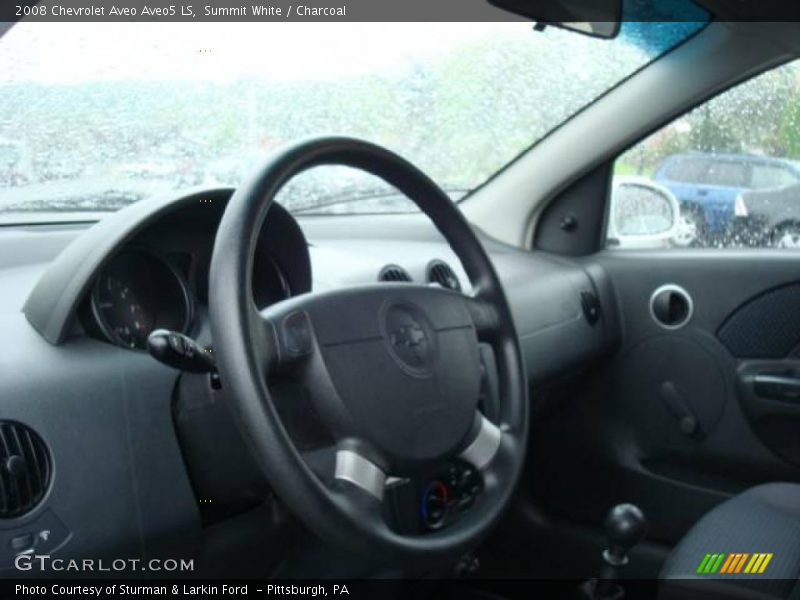 Summit White / Charcoal 2008 Chevrolet Aveo Aveo5 LS