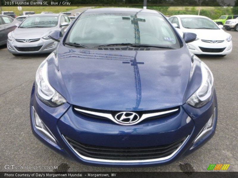 Blue / Gray 2016 Hyundai Elantra SE