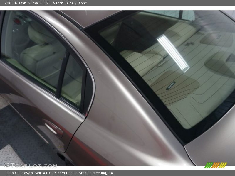 Velvet Beige / Blond 2003 Nissan Altima 2.5 SL