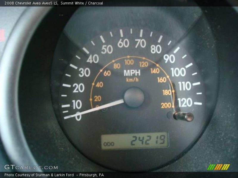 Summit White / Charcoal 2008 Chevrolet Aveo Aveo5 LS