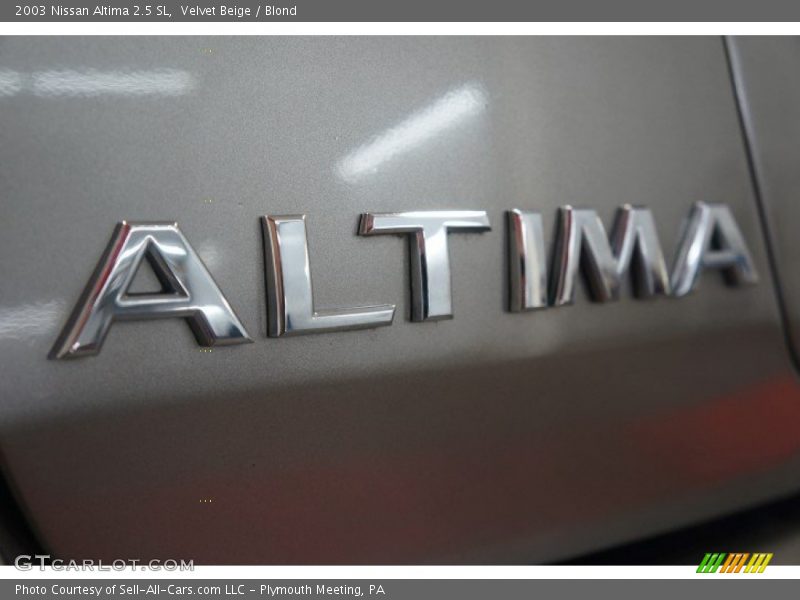 Velvet Beige / Blond 2003 Nissan Altima 2.5 SL