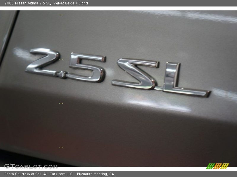 Velvet Beige / Blond 2003 Nissan Altima 2.5 SL