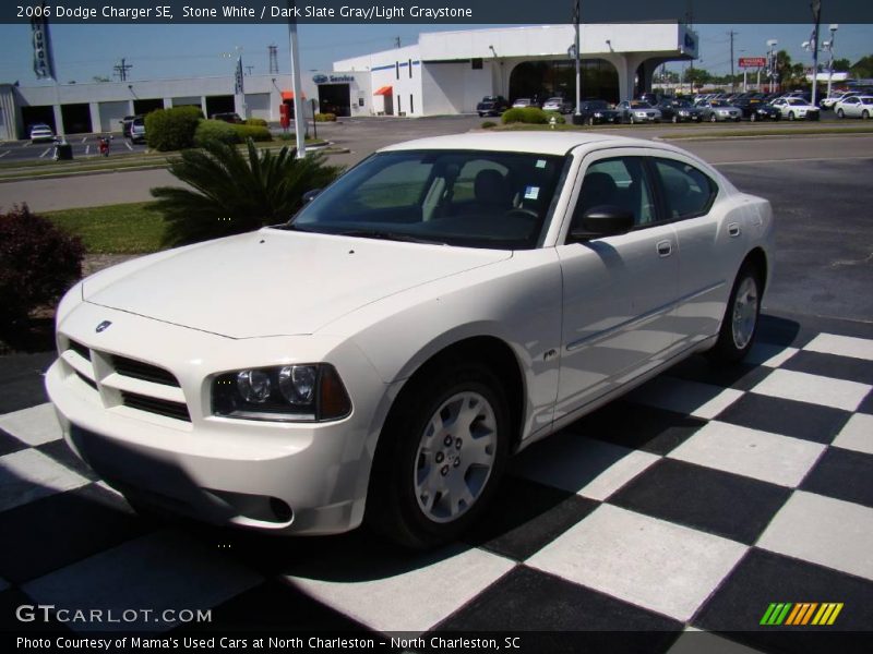 Stone White / Dark Slate Gray/Light Graystone 2006 Dodge Charger SE