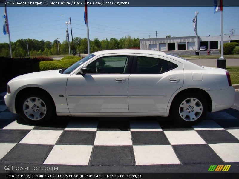 Stone White / Dark Slate Gray/Light Graystone 2006 Dodge Charger SE