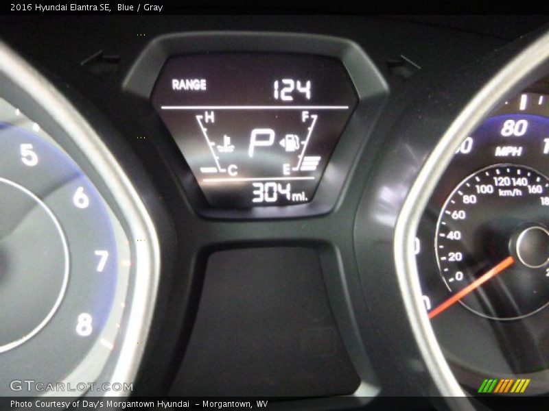 Blue / Gray 2016 Hyundai Elantra SE