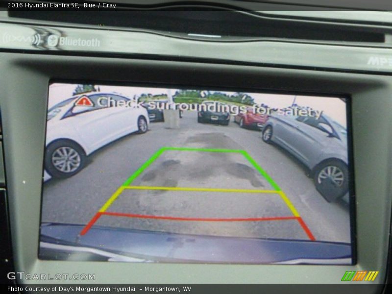 Blue / Gray 2016 Hyundai Elantra SE