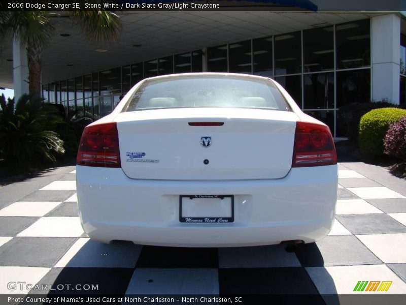 Stone White / Dark Slate Gray/Light Graystone 2006 Dodge Charger SE