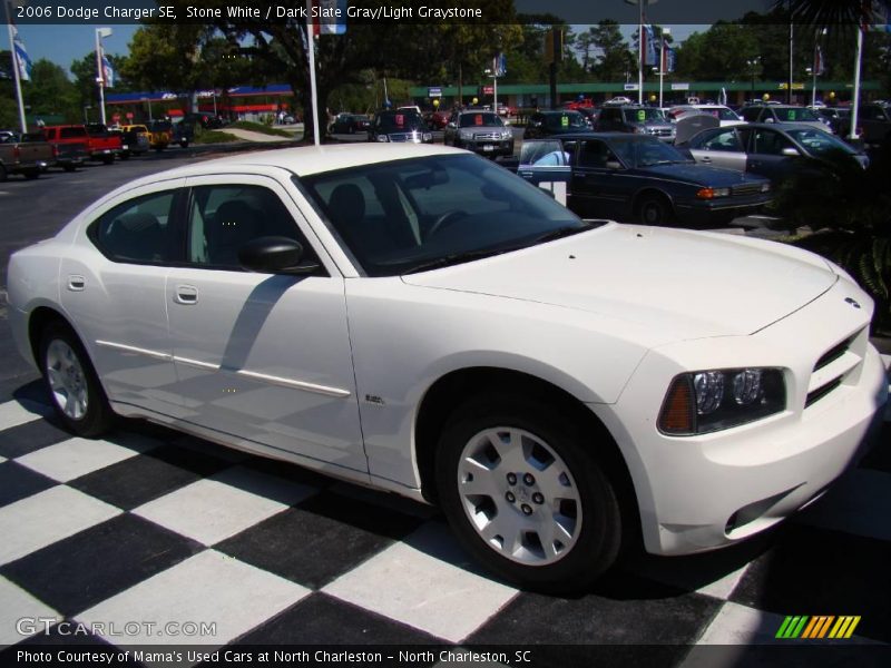 Stone White / Dark Slate Gray/Light Graystone 2006 Dodge Charger SE