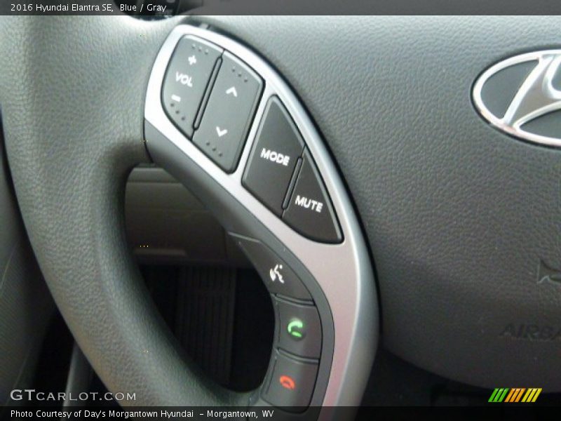 Blue / Gray 2016 Hyundai Elantra SE